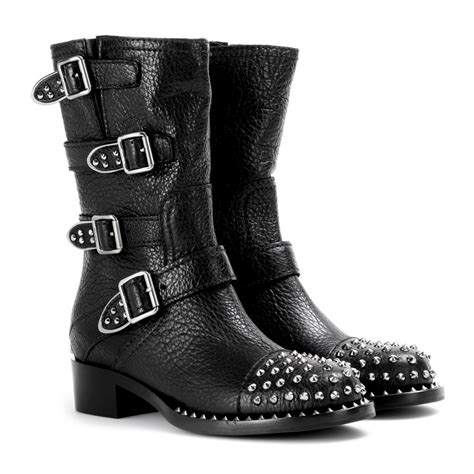 miu miu platform boots|miu biker boots.